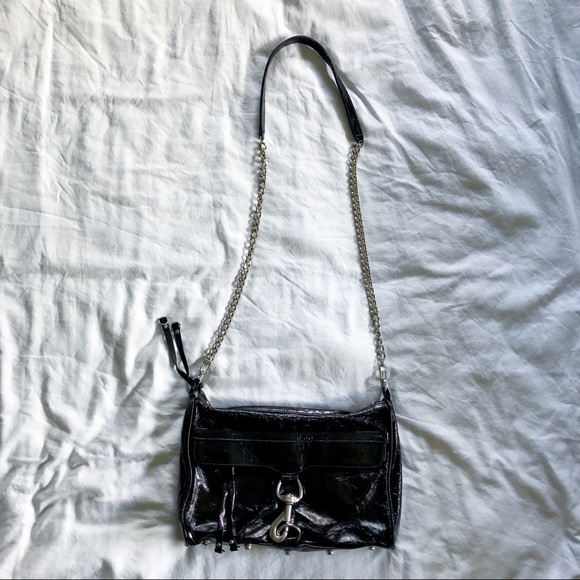 Rebecca Minkoff MAC black patent leather clutch - Picture 3 of 11